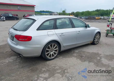 2010 Audi A4 2.0T Premium from USA, damaged, VIN WAU4FAFL3AA080751